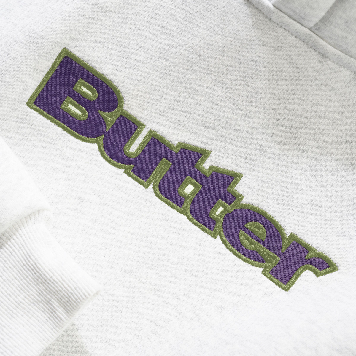 BUTTER GOODS - SUDADERA CC SATIN APPLIQUE