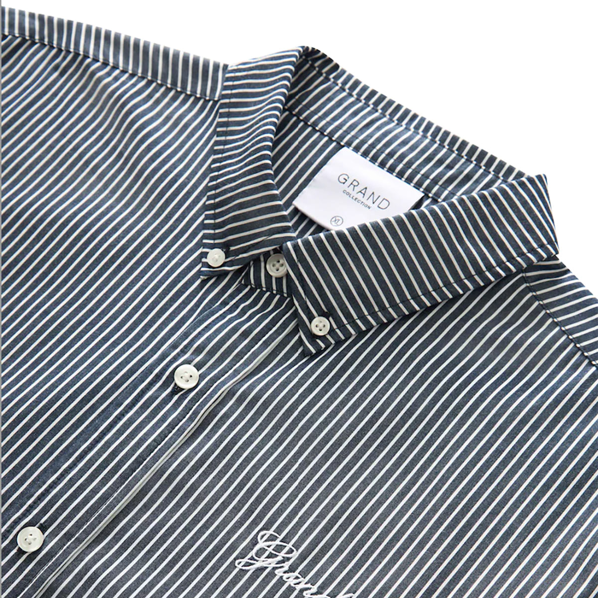 GRAND COLLECTION - CAMISA POPLIN STRIPPED COTTON
