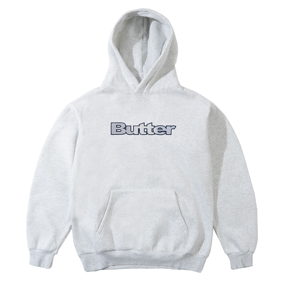 BUTTER GOODS - SUDADERA CC STRIPE LOGO APPLIQUE