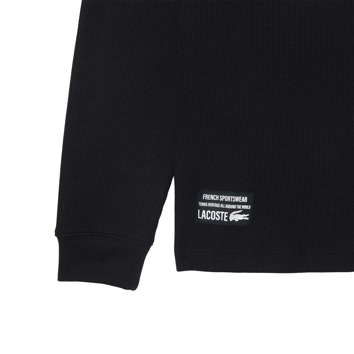 LACOSTE - CAMISETA M/L WAFFLE KNIT HENLEY