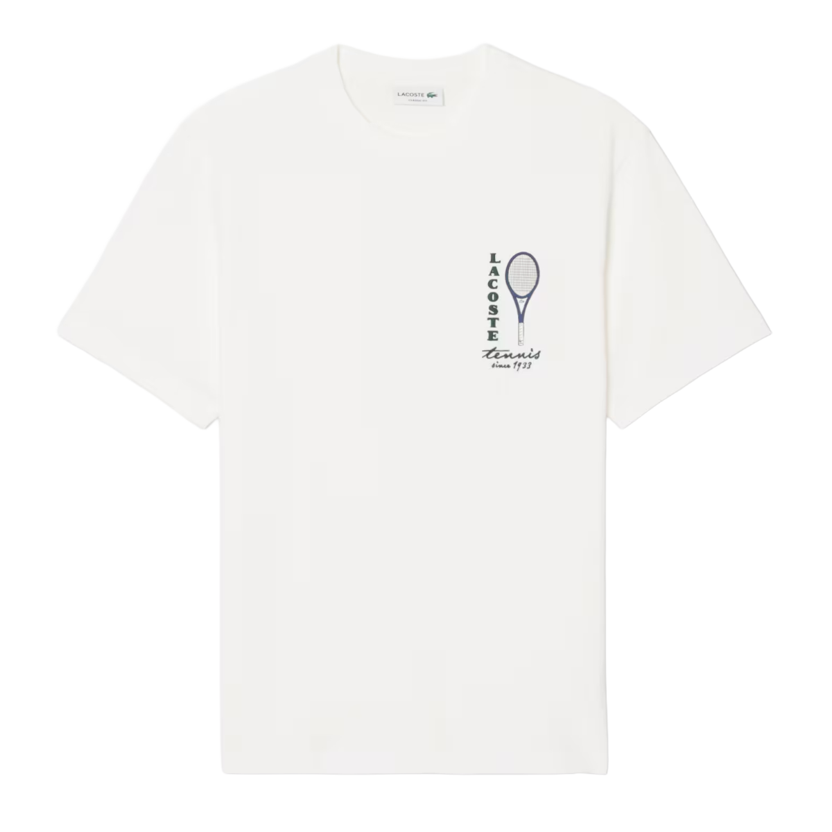 LACOSTE - CAMISETA M/C PRINTED EMBROIDERY