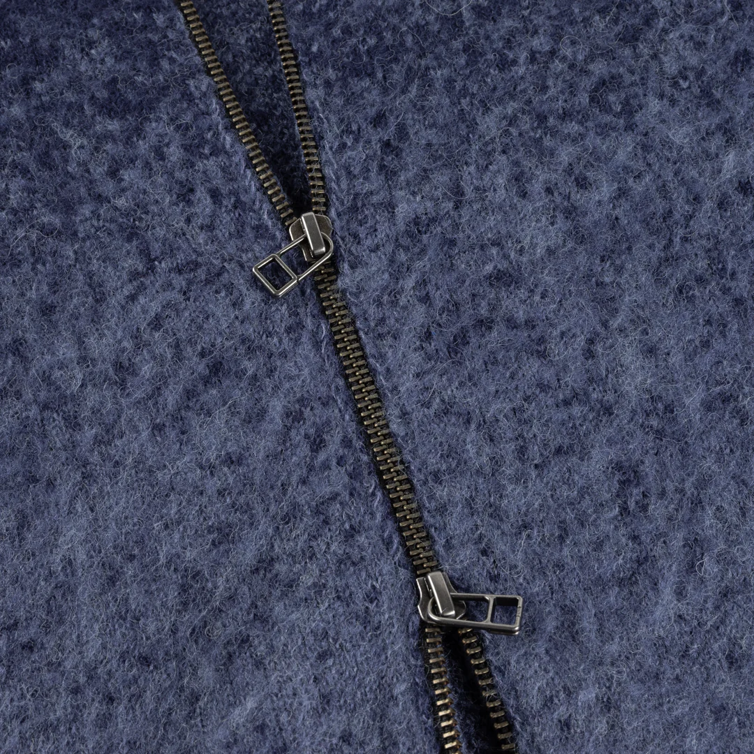 DIME - CHAQUETA MOHAIR DOUBLE ZIP KNIT