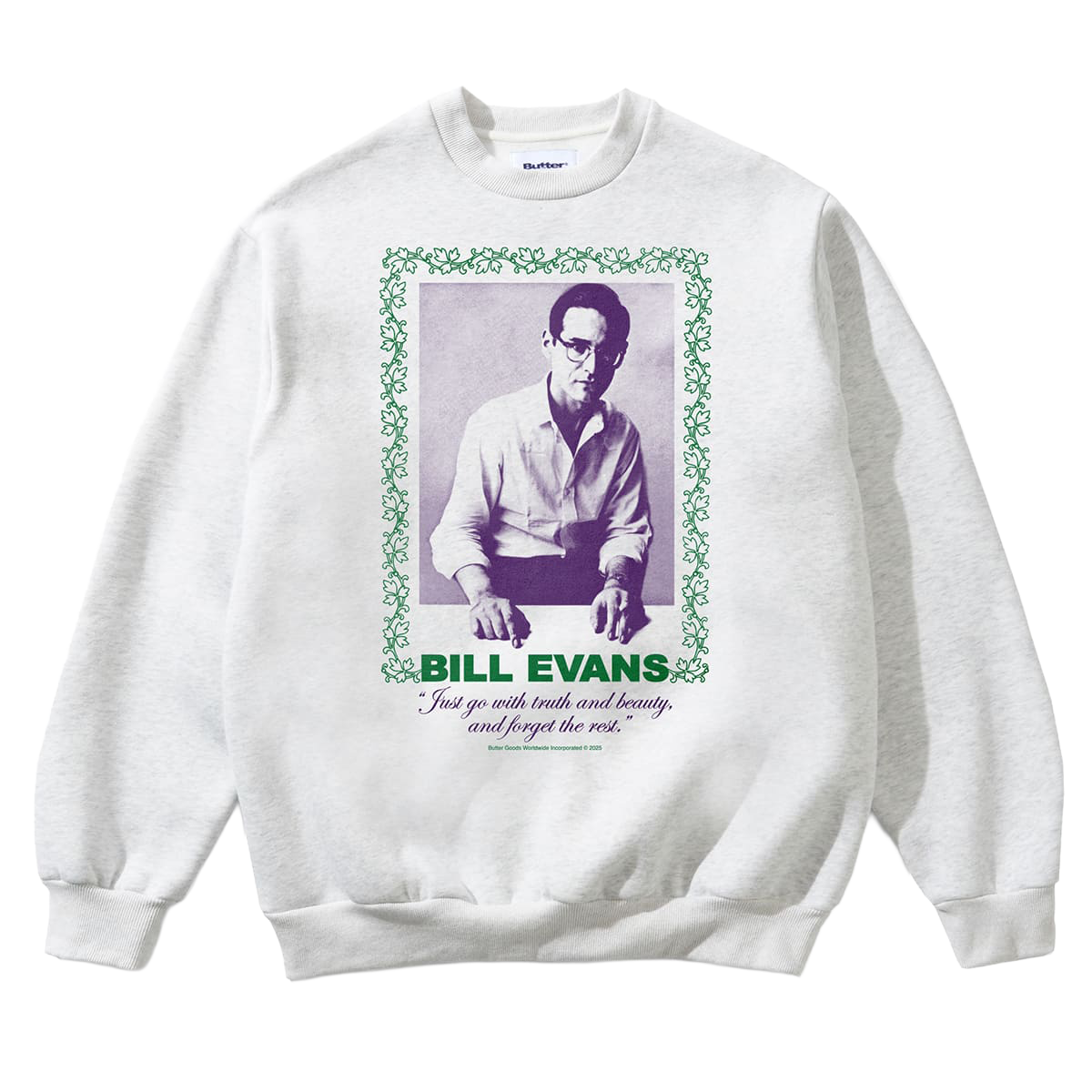 BUTTER GOODS X BE - SC TRUTH &amp; BEAUTY SWEATSHIRT