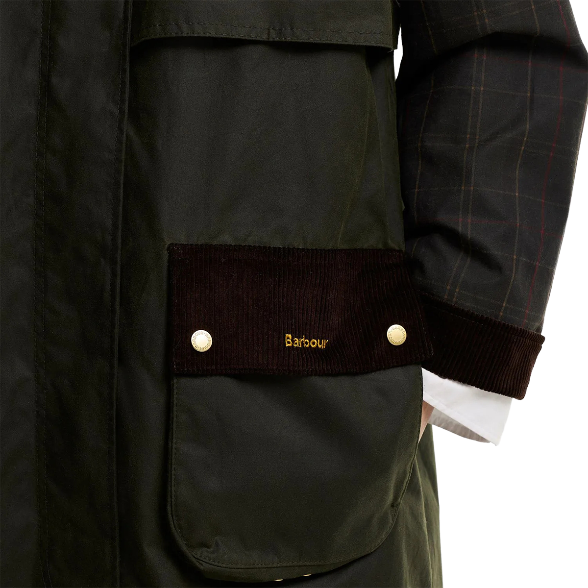 BARBOUR - CHAQUETA CHECKED KIRKLEES WAX