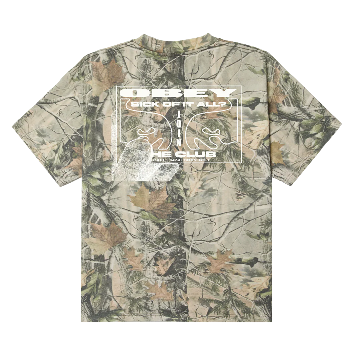 OBEY - CAMISETA M/C OBEY CLUB