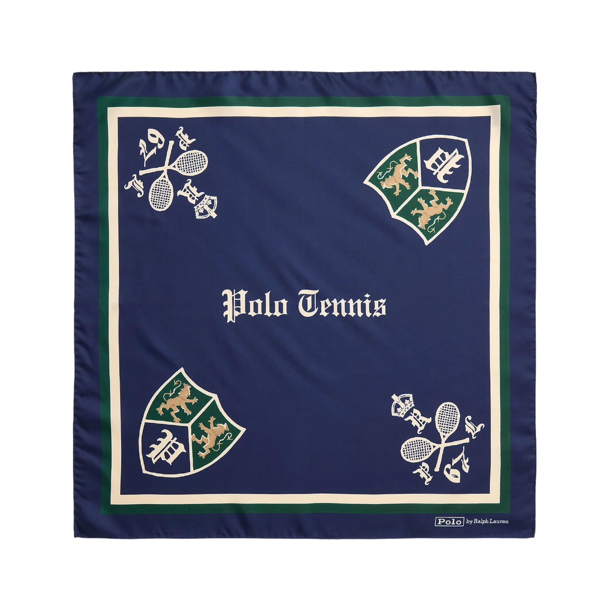 RALPH LAUREN - PAÑUELO CREST SILK  BANDANA