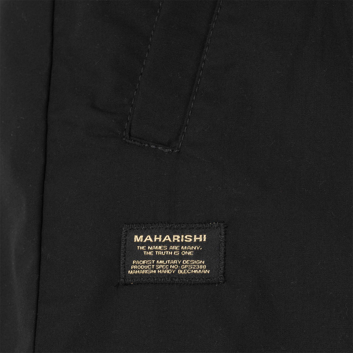 MAHARISHI - CHAQUETA ASYM WOVEN TRACK
