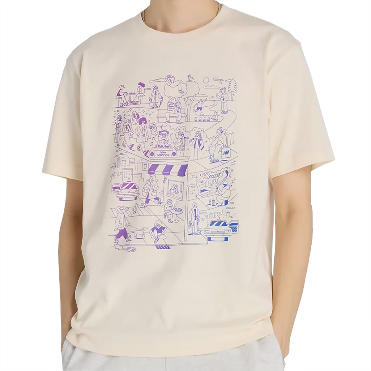 NEW BALANCE -  CAMISETA M/C CULTURE MURAL