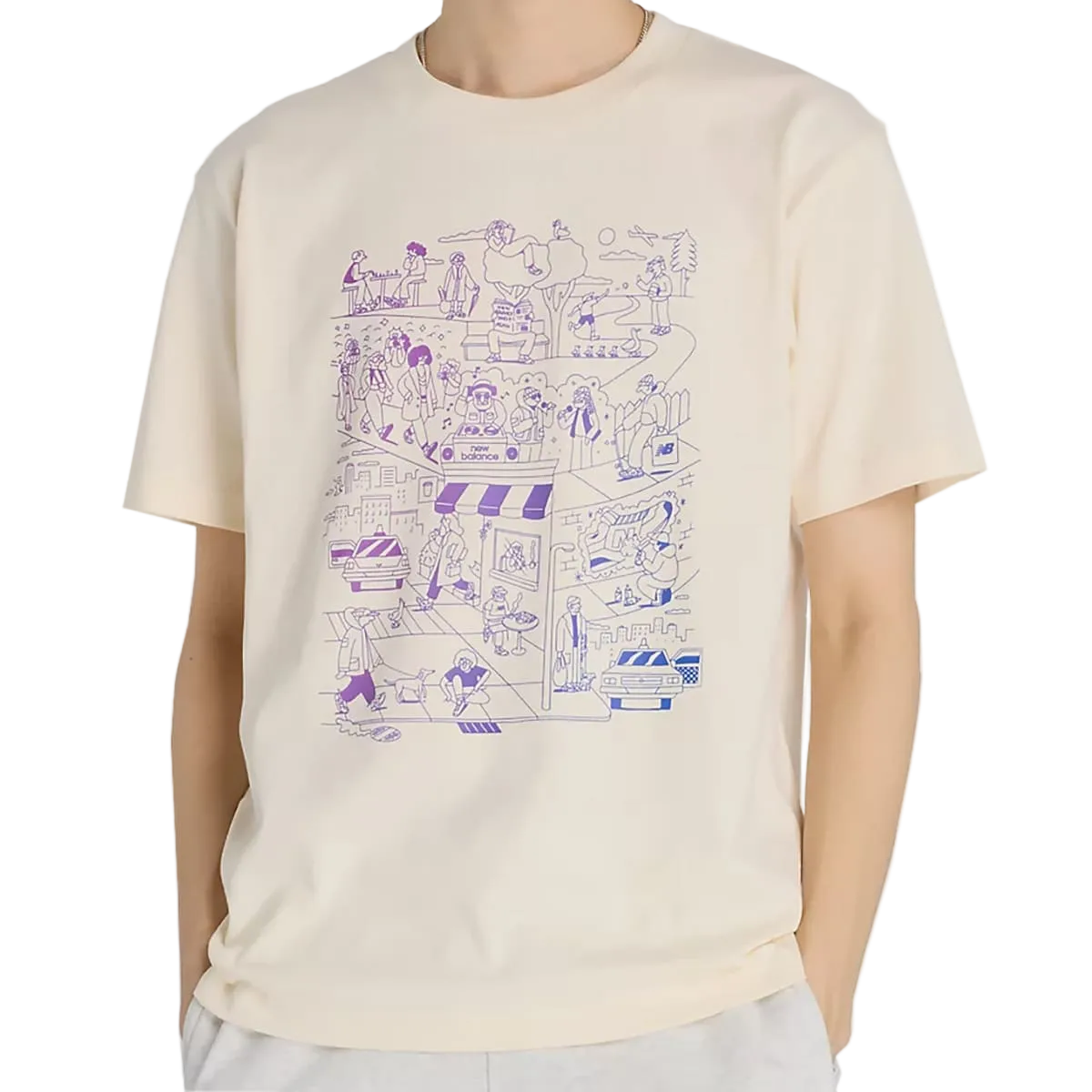 NEW BALANCE - T-SHIRT M/C CULTURE MURAL