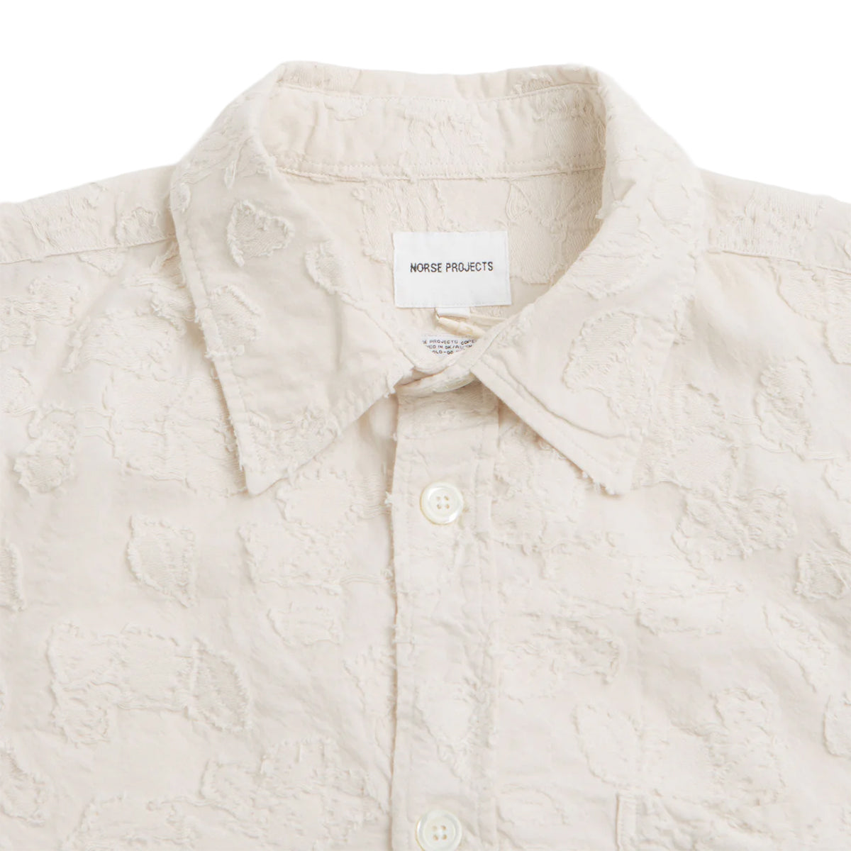 NORSE PROJECTS - CAMISA M/C MO OVERSIZED FIL COUPE