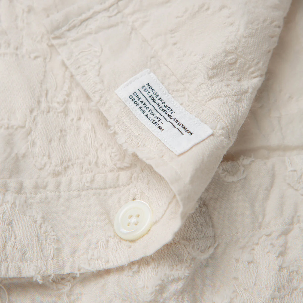 NORSE PROJECTS - CAMISA M/C MO OVERSIZED FIL COUPE