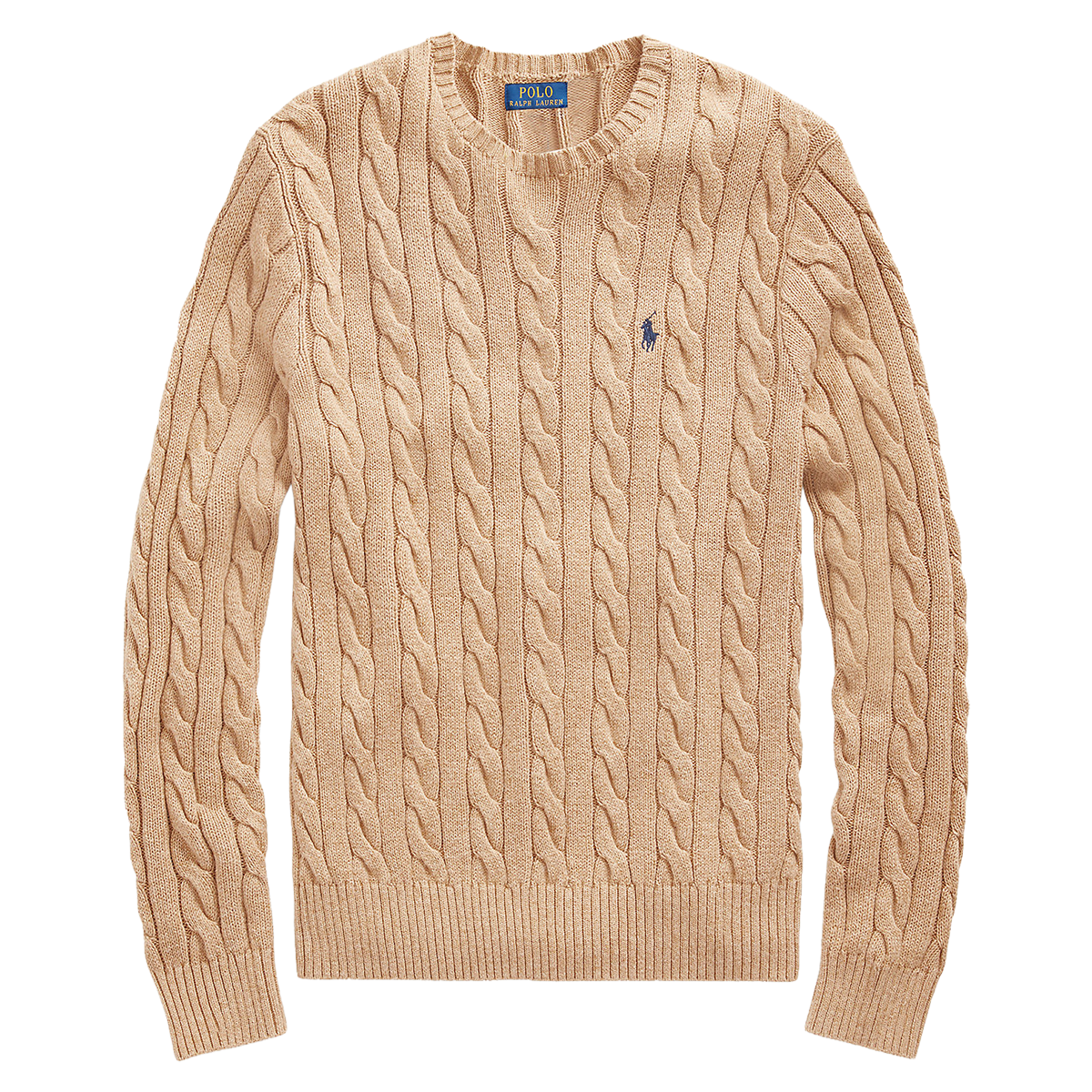 RALPH LAUREN - JERSEY DE ALGODÓN EN PUNTO CRUZADO